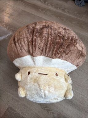 Fluffnest Puffpals Gus the shiitake mushroom 18" rare discontinued